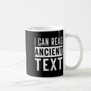Ich kann antike Text Funny Handwriting Mama Teac l Kaffeetasse