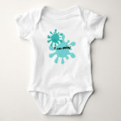 Ich kann Baby Bodysuit schwimmen Baby Strampler (Vorderseite)
