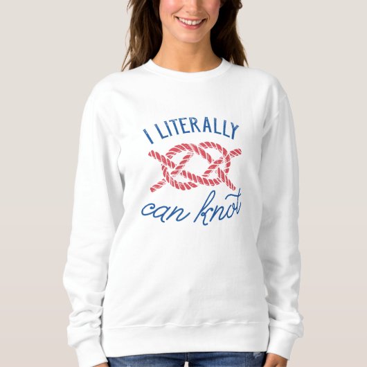 Ich kann buchstäblich nicht sweatshirt (Vorderseite)