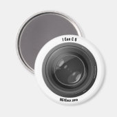 Ich kann C U Magnet (Vorderseite/Rückseite)