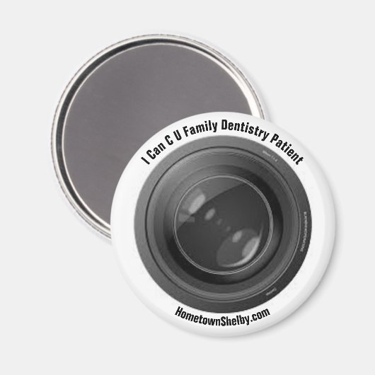 Ich kann C U Magnet (Vorderseite/Rückseite)