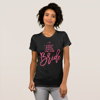 Ich kann Calm im Bride Pink Behalten T-Shirt