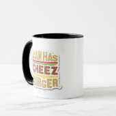 Ich kann Cheezburger haben (Schatten) Tasse (Vorderseite Links)