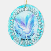 Ich kann Christlich fliegen Keramik Ornament (Links)