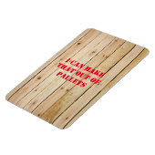 ICH KANN DAS AUS PALETTEN-GLASTASSE MACHEN MAGNET (Linke Seite)