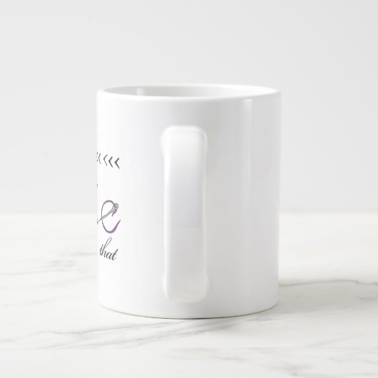 Ich kann das machen - Crafter / Maker Jumbo-Tasse (Rückseite)