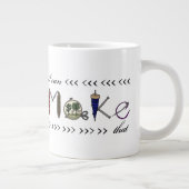 Ich kann das machen - Crafter / Maker Jumbo-Tasse (Rechts)