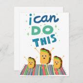 ICH KANN DAS MACHEN FEIERTAGSKARTE (Vorne/Hinten)