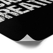 Ich kann das Protest-T-Shirt nicht durchatmen Poster (Ecke)