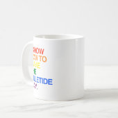 ICH KANN DAS WEIHNACHTEN-GEZEITEN-HOMOSEXUELLE KAFFEETASSE (Vorderseite Links)