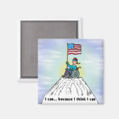 Ich kann das, weil ich glaube, ich kann magnet (Vorderseite/Rückseite)