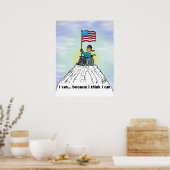 Ich kann das, weil ich glaube, ich kann poster (Küche)