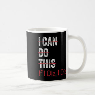 Ich kann das, wenn ich das lustige Fitness Workout Kaffeetasse