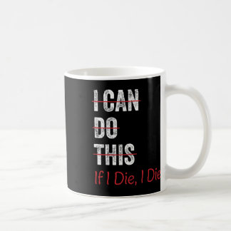 Ich kann das, wenn ich das lustige Fitness Workout Kaffeetasse