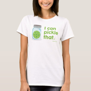 "Ich kann den" Pickleball Trägershirt in Essig T-Shirt