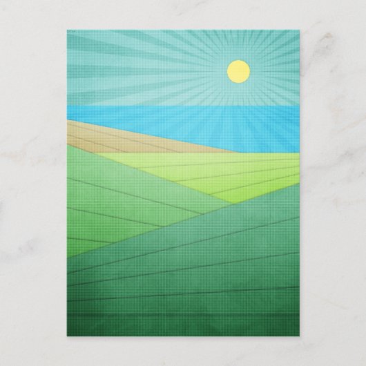 Ich kann den Strand sehen Postkarte (Vorderseite)