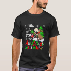 Ich kann dich auf die lustige Liste Funny Donkey C T-Shirt