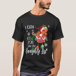 Ich kann dich auf die Naughty List Funny gingerbre T-Shirt