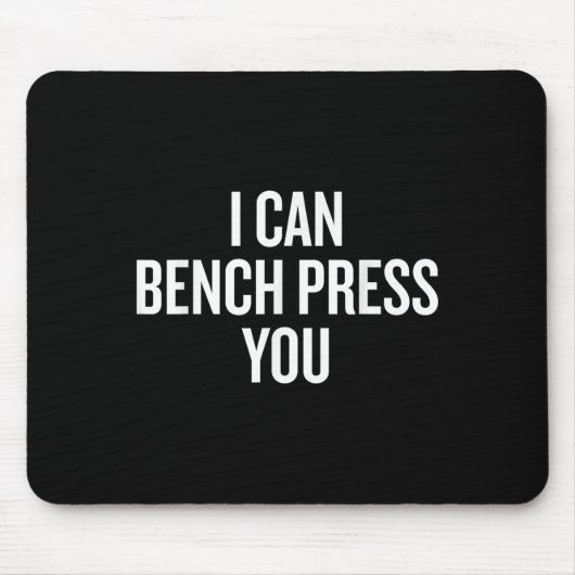 Ich kann dich benehmen mousepad (Vorne)