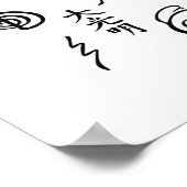 Ich kann dich heilen | Reikimaster Reiki Geschenk Poster (Ecke)