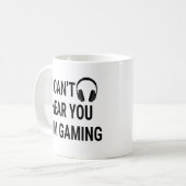 Ich kann dich nicht hören, dass ich spiele kaffeetasse (Vorderseite Links)