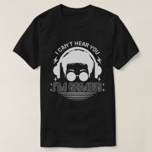 Ich kann dich nicht hören, dass ich überall mit lu T-Shirt