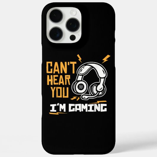 Ich kann dich nicht hören - Gamer & Gamer Case-Mate iPhone Hülle (Rückseite)