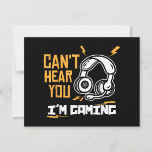 Ich kann dich nicht hören - Gamer & Gamer Feiertagskarte