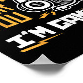 Ich kann dich nicht hören - Gamer & Gamer Poster (Ecke)