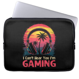 Ich kann dich nicht hören, ich spiele Videospiele, Laptopschutzhülle