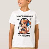 Ich kann dich nicht hören, wenn ich spiele T-Shirt (Vorderseite)