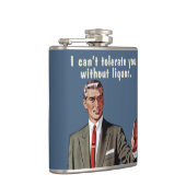 Ich kann dich nicht ohne Alkohol tolerieren. Männe Flachmann (Rechts)