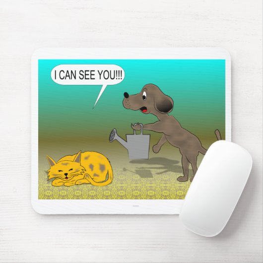Ich kann dich sehen mousepad (Mit Mouse)