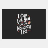 Ich kann dich zu sonnigen Weihnachten auf die verr Geschenkpapier Set (Vorderseite)