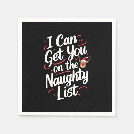 Ich kann dich zu sonnigen Weihnachten auf die verr Serviette (Vorderseite)