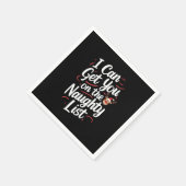 Ich kann dich zu sonnigen Weihnachten auf die verr Serviette (Ecke)