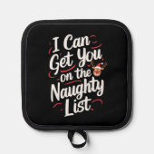 Ich kann dich zu sonnigen Weihnachten auf die verr Topflappen (Vorderseite)