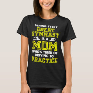 Ich kann die Ruhe in einer Gymnastik-Mama Behalten T-Shirt
