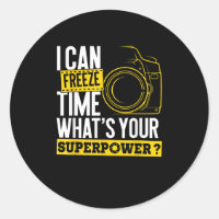 Ich kann die Superpower-Fotografen-Kamera einfrier