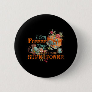 Ich kann die Zeit Superpower Floral Kamera anhalte Button