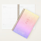 Ich kann diesen modernen, pastelförmigen Regenboge Planer (Anzeige)