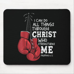 Ich kann Dinge tun Christliches Boxen Zitat Philip Mousepad