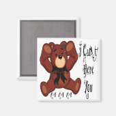 Ich kann dir keinen Teddybär hören Magnet (Vorderseite/Rückseite)