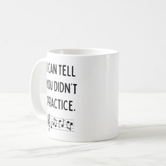 Ich kann dir sagen, dass du keinen lustigen Musikl Kaffeetasse (Vorderseite Links)