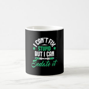 Ich kann Dummheit nicht reparieren, aber ich kann  Kaffeetasse