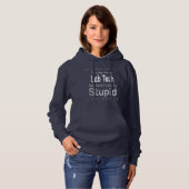 Ich kann ein LabradorTech sein Hoodie (Vorne ganz)
