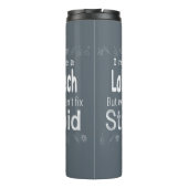 Ich kann ein LabradorTech sein Thermosbecher (Rückseite)