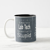 Ich kann ein LabradorTech sein Zweifarbige Tasse (Links)