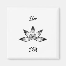 Ich kann eine inspirierende Entschlossenheit Lotus