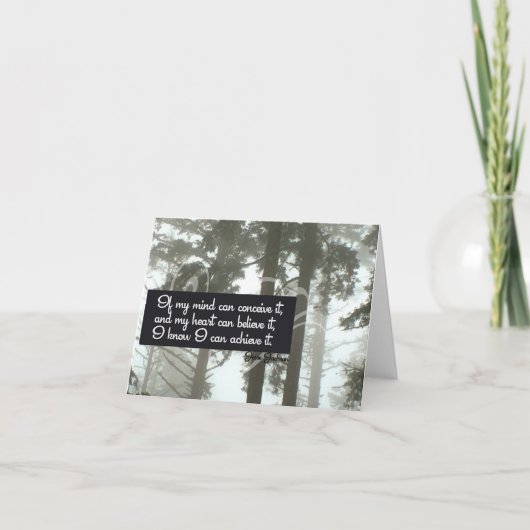 Ich kann eine Motivierend Karte erhalten (Vorderseite)